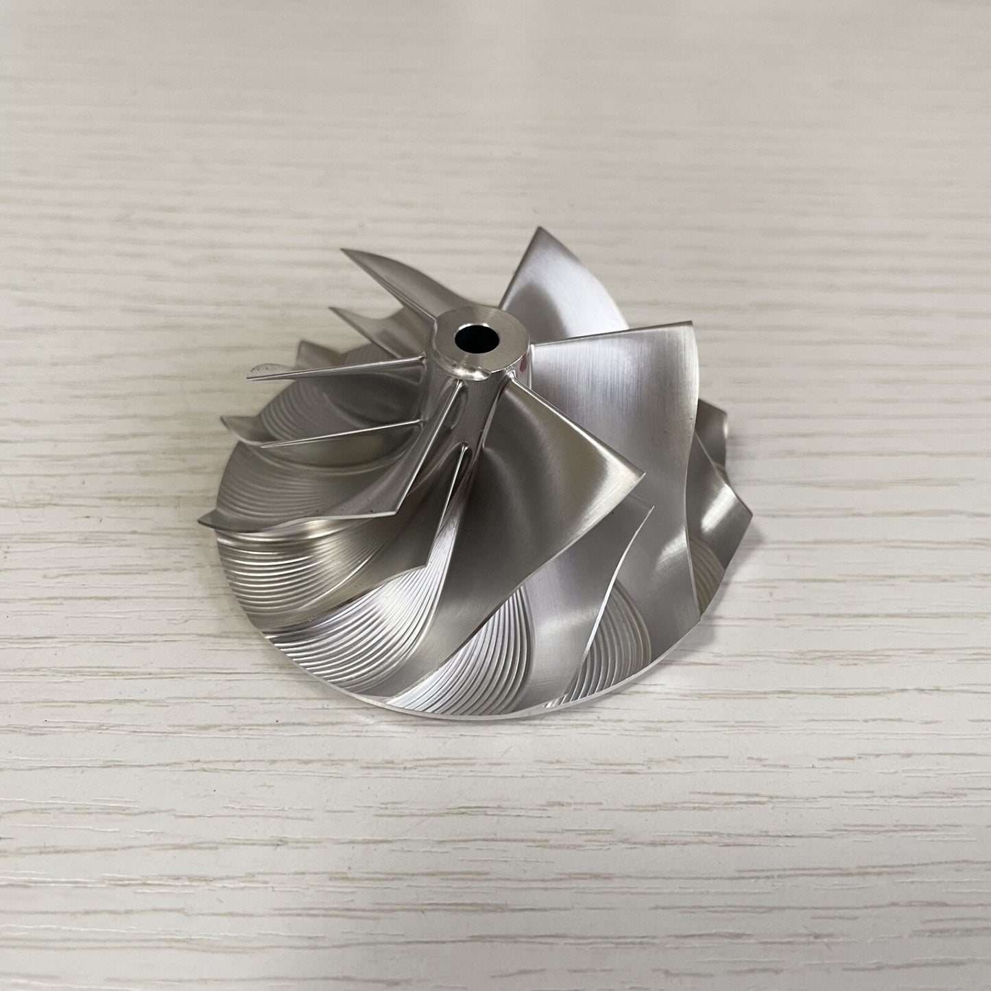 RHF5 Reverse 52.56/68.00 mm 6+6 Blade Turbine Blank Compressor Wheel