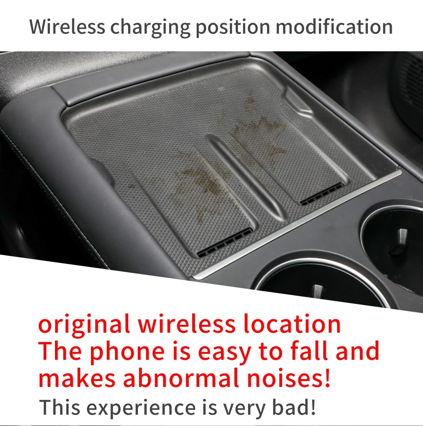for Xpeng G6 2023 2024 Anti-skid Pad Dirt-proof Mat Phone Pad (Only The Mat)