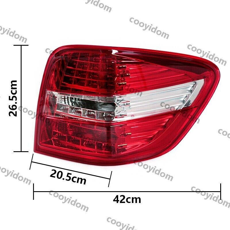 Right LED Tail Light Assembly for Mercedes Benz ML Class W164 ML320 2009-2011