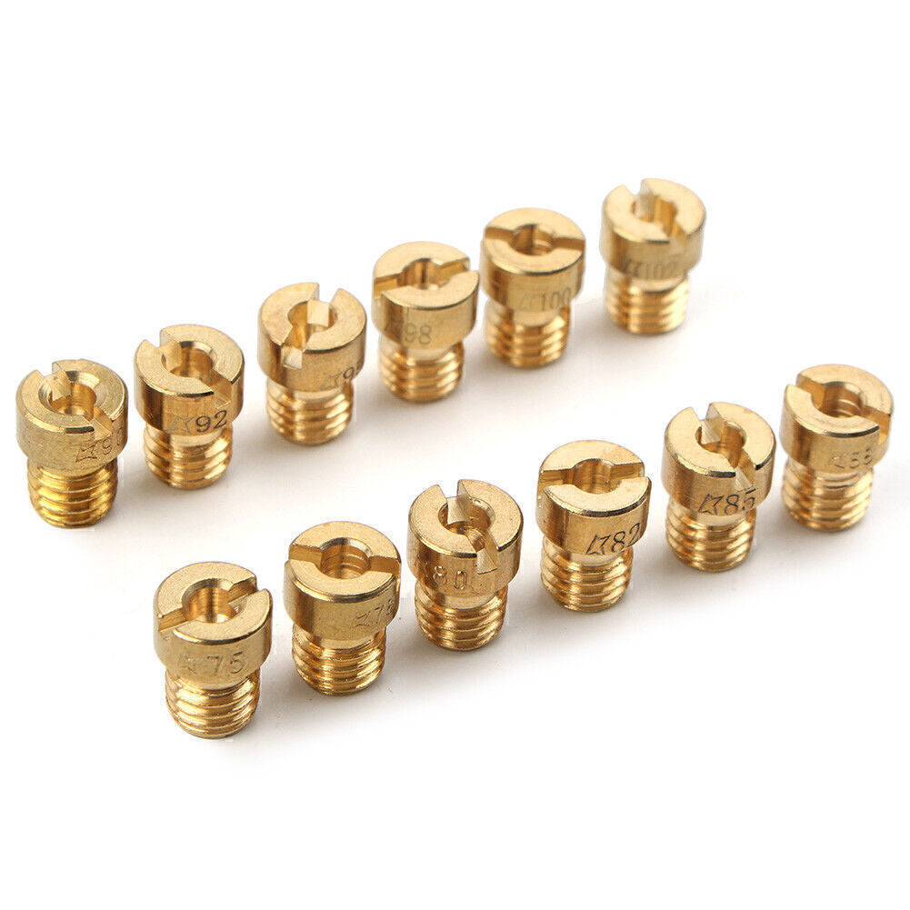 5mm Replacement Carburetor Carb Main Jets 75-102 For Dellorto Sha Phbg Phbd