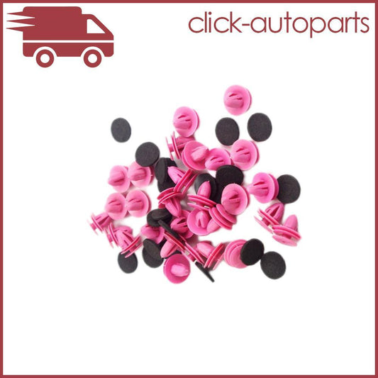 40pcs Nylon Retainer Fastener Moulding Pink Clip 82315-27000 for Hyundai for Elantra