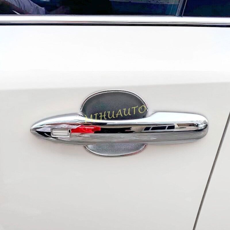 for Toyota for Corolla Cross 2021-2023 Chrome Keyless Door Handle Covers+Bowl Combo