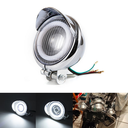 LED motorcycle angel eye driving speckle fog lights headlights suitable for Harley-Davidson and for Honda