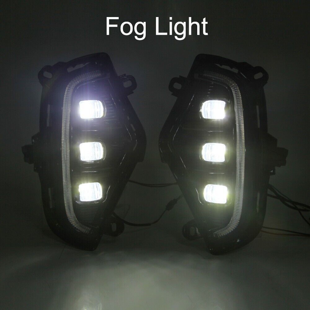 for Toyota RAV4 LED 2019-2022 Turn Signal Fog Lights DRL Daytime Running Lamps
