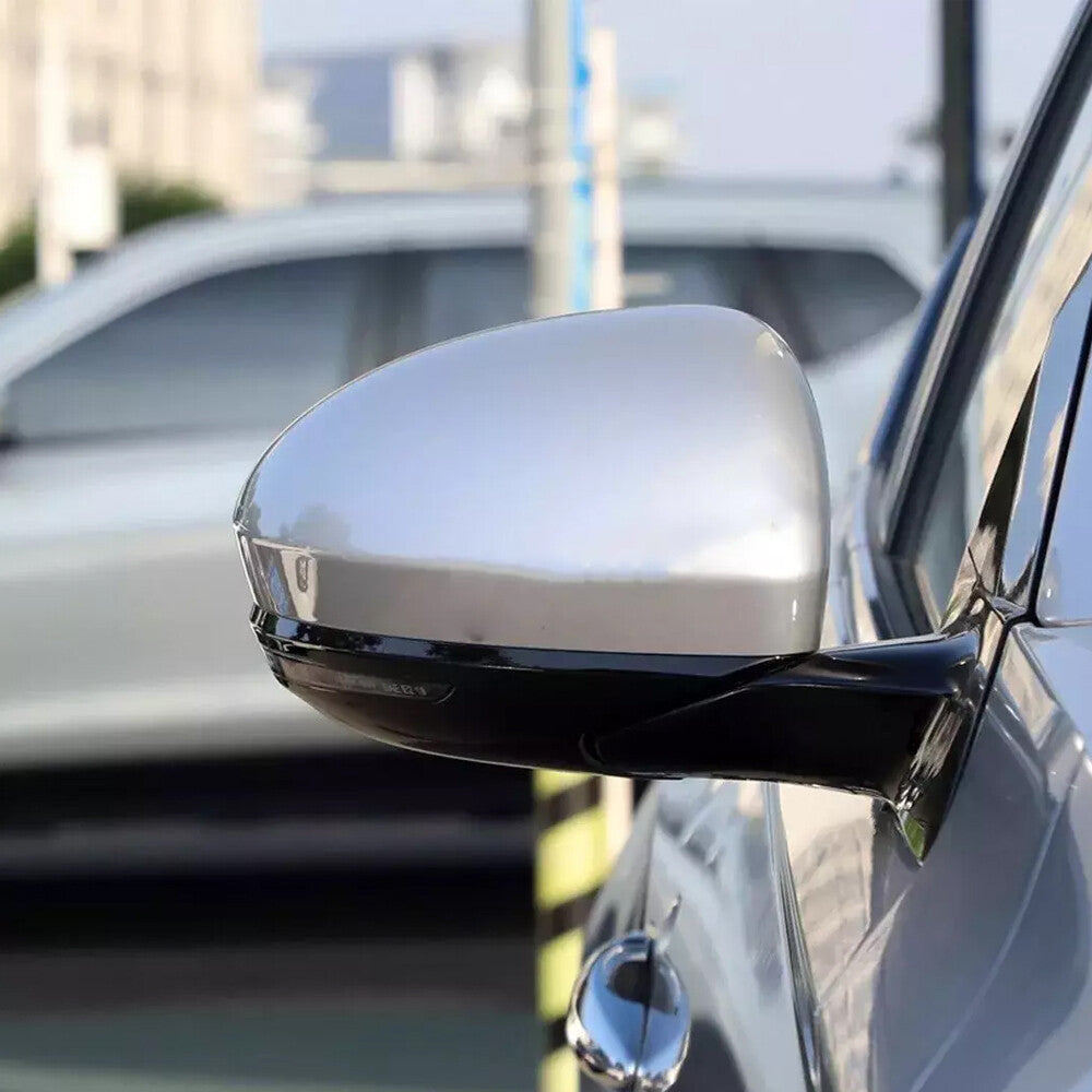 Right passenger side rearview mirror cover for Nissan Altima 2019-22 Silver