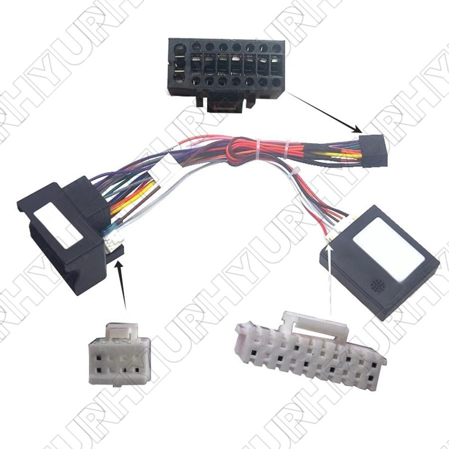 for BMW E46/E53/E39 Car Radio 16PIN Android Power Cable Adapter w/ Canbus Box