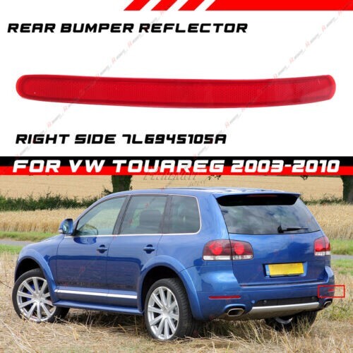1Z0945105 1Z0945106 Double rear bumper side marker reflectors in red, suitable for Skoda