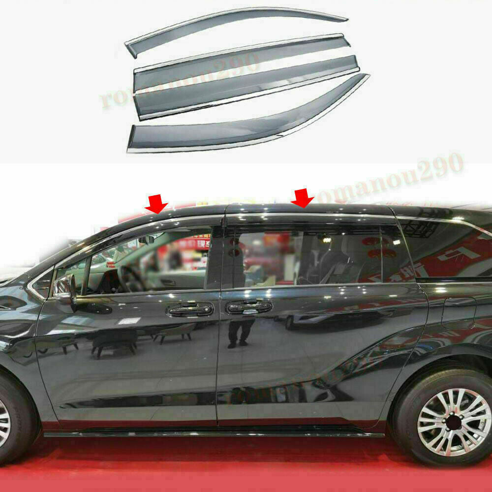 for Toyota for Sienna 2021-2023 Side Car Window Vent Visor Sun Rain Deflector Guard