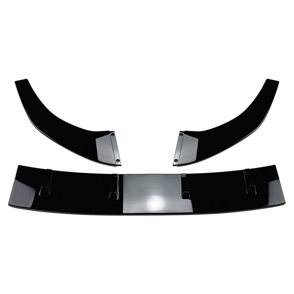 Front Splitter Spoiler Lip Body Kit Fit for VW for Golf MK8 GTD GTE R R-Line Glossy