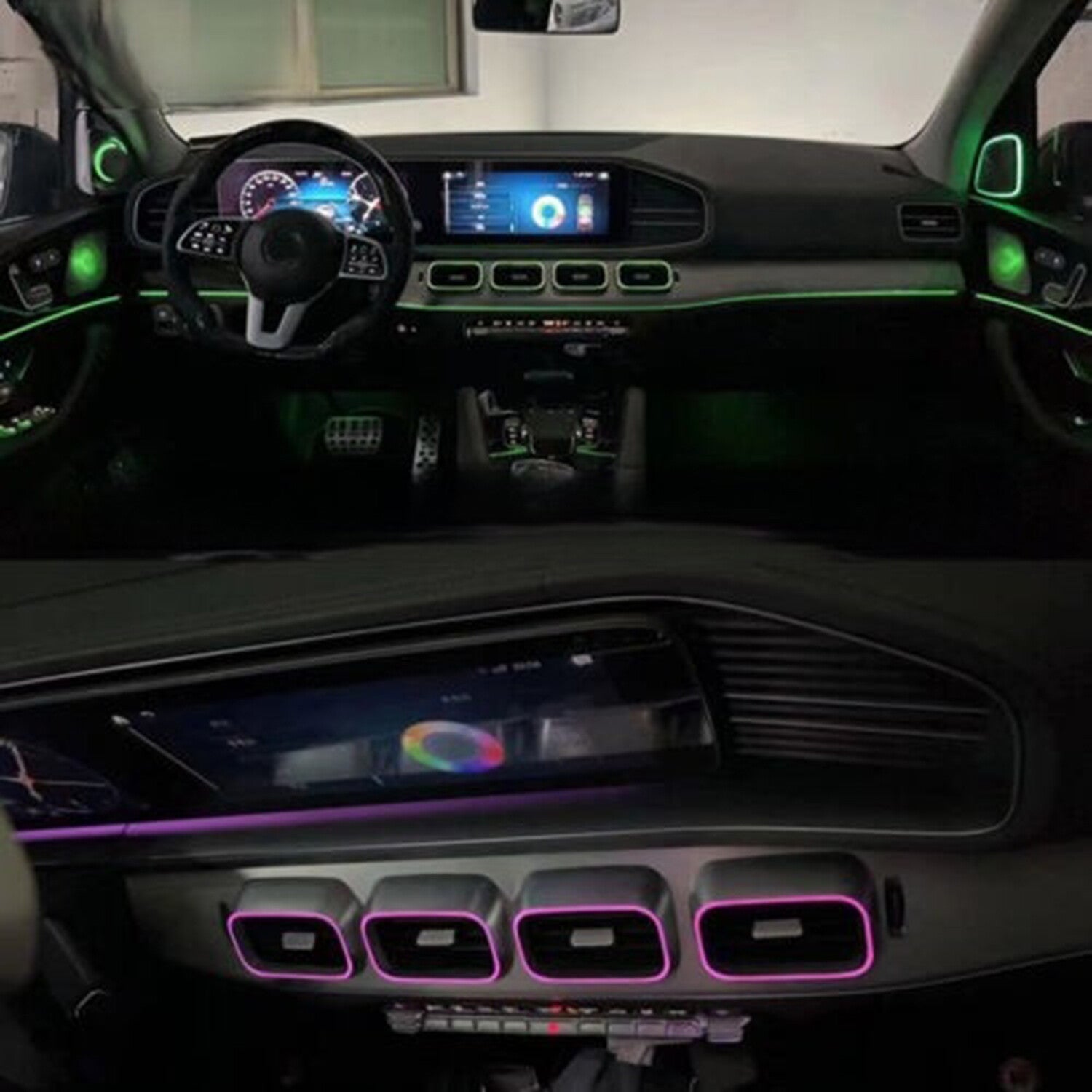 LED Air Vent Ambient Light for Mercedes-Benz GLE GLS W167 20-2023 GLE350 GLE450