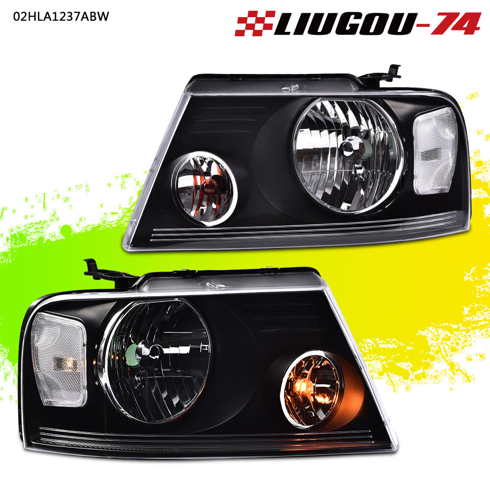 Suitable for 04-08 for Ford F150 pickups and 06-08 for Lincoln Mark LT transparent corner headlights (LG-).