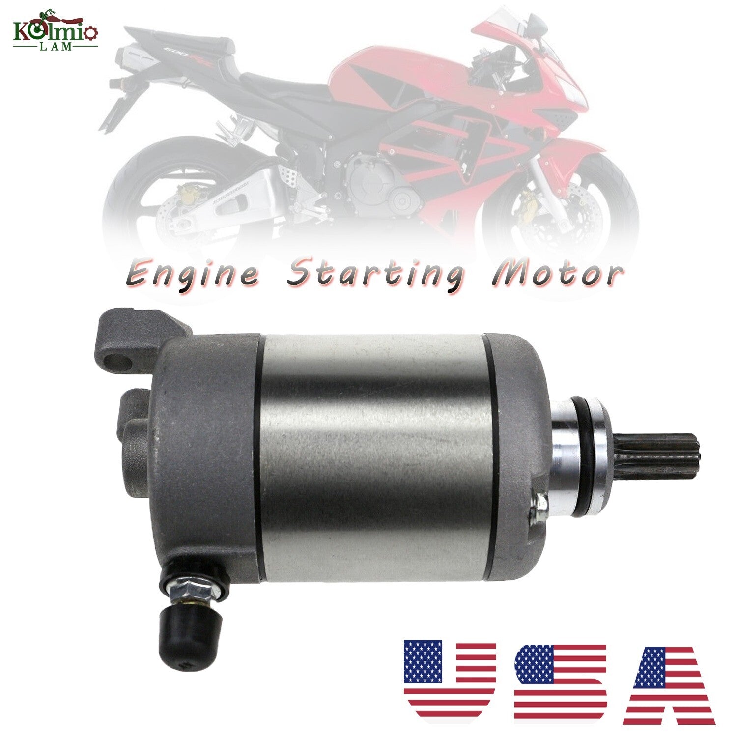 Motorcycle Engine Starter Motor 2003 2004 Fit for HONDA CBR600RR F5 2003-2006
