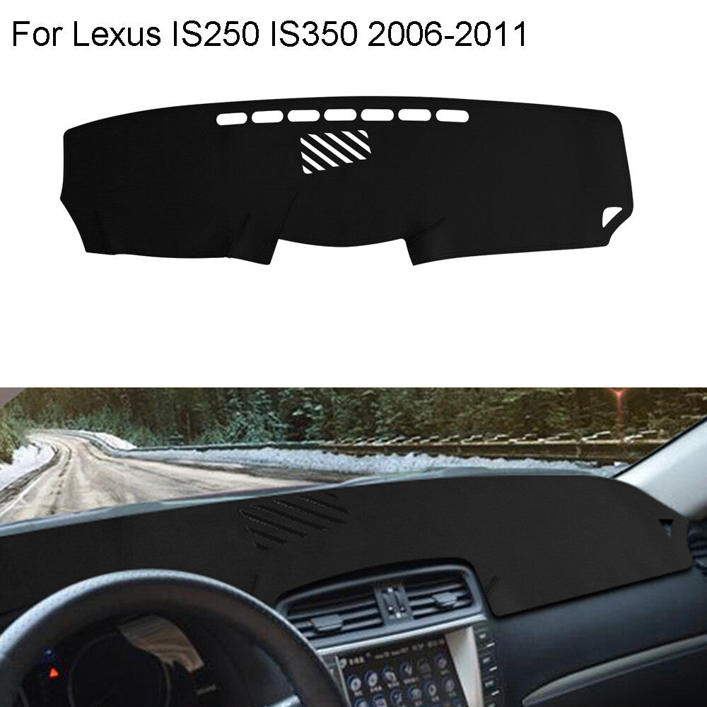 Leather Dashboard Cover Pad Dashmat Sunshade Mat for Lexus IS250 IS350 2006-2011