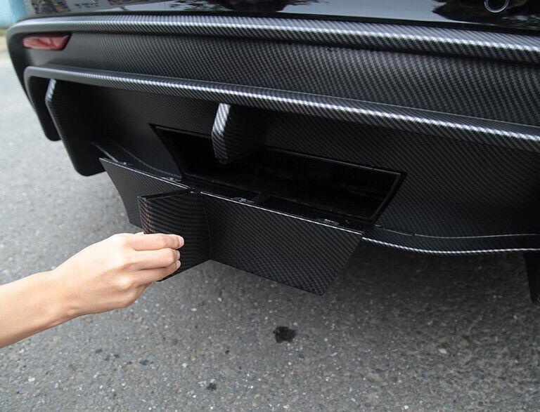 for Tesla for Model Y 2020-2023 Carbon Fiber Rear Bumper Lip Diffuser Board Spoiler