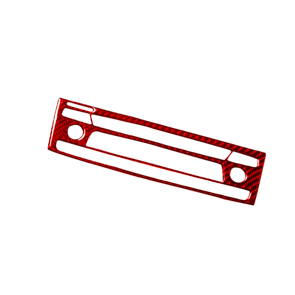 Red carbon fiber interior console cover trim suitable for BMW Z4 E89 2009-16