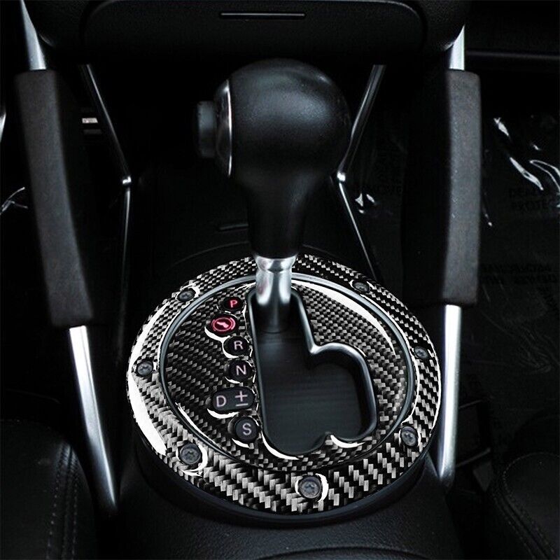 Real Carbon Fiber Car Gear Shift Panel Cover Trim Fit for Audi TT 8N 2001-06 2X