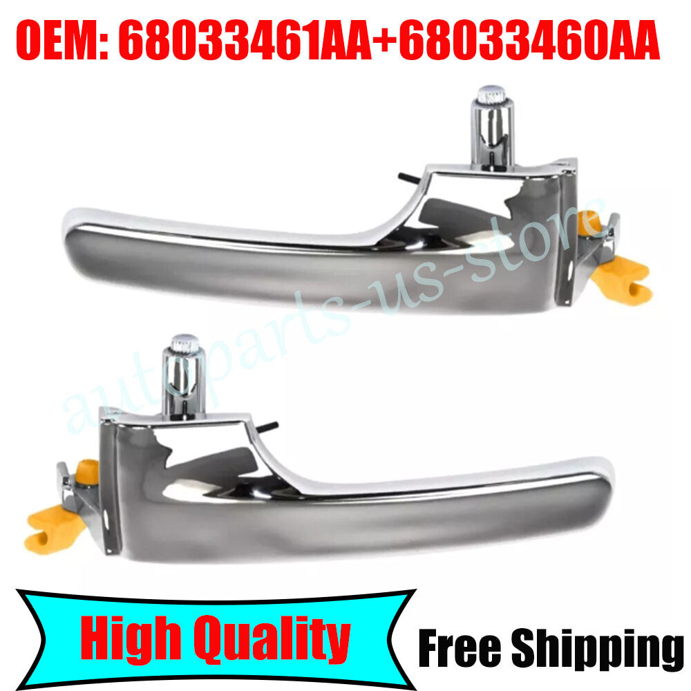 Pair LeftRight Door Inside Handle for 2008-2012 for Jeep Liberty 68033461AA