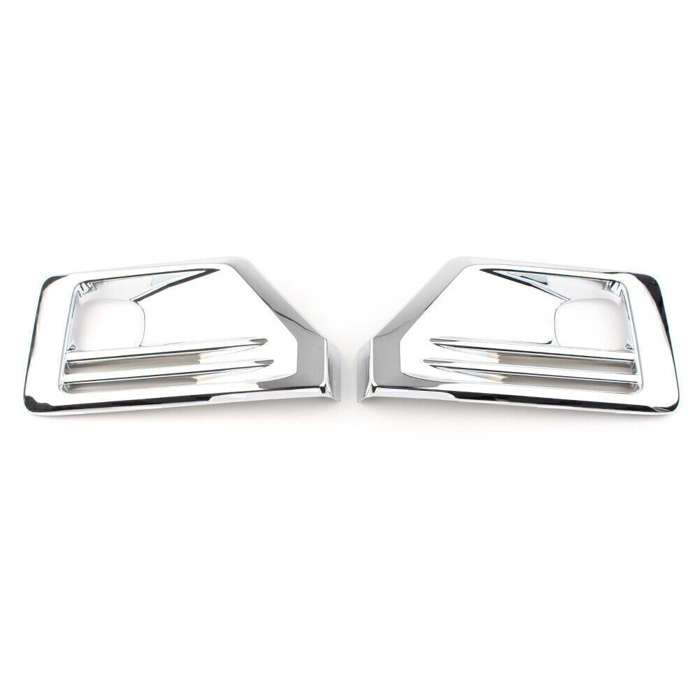 Chrome Front Fog Light Cover Trim for Toyota RAV4 Adventure 2019 2020 ABS