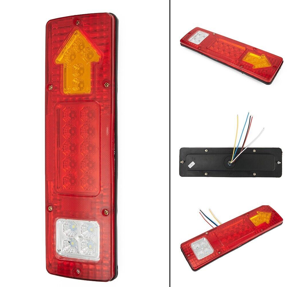 19 LED beams replace car taillights, brake lights, turn signals, and reverse lights (12V-).