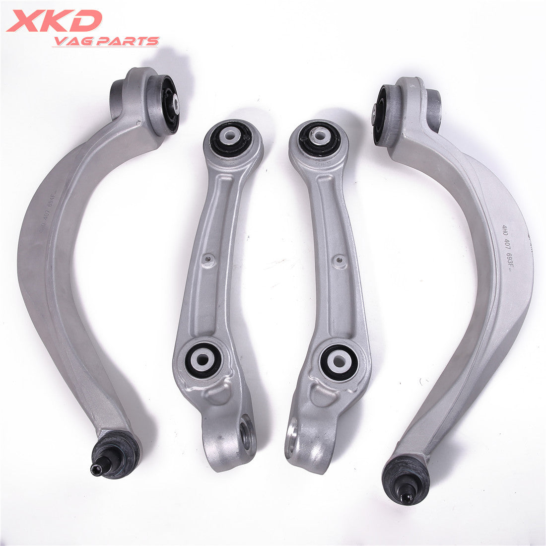 A pair of front lower control arm kits for Audi for A8 S8 2010 - 2017