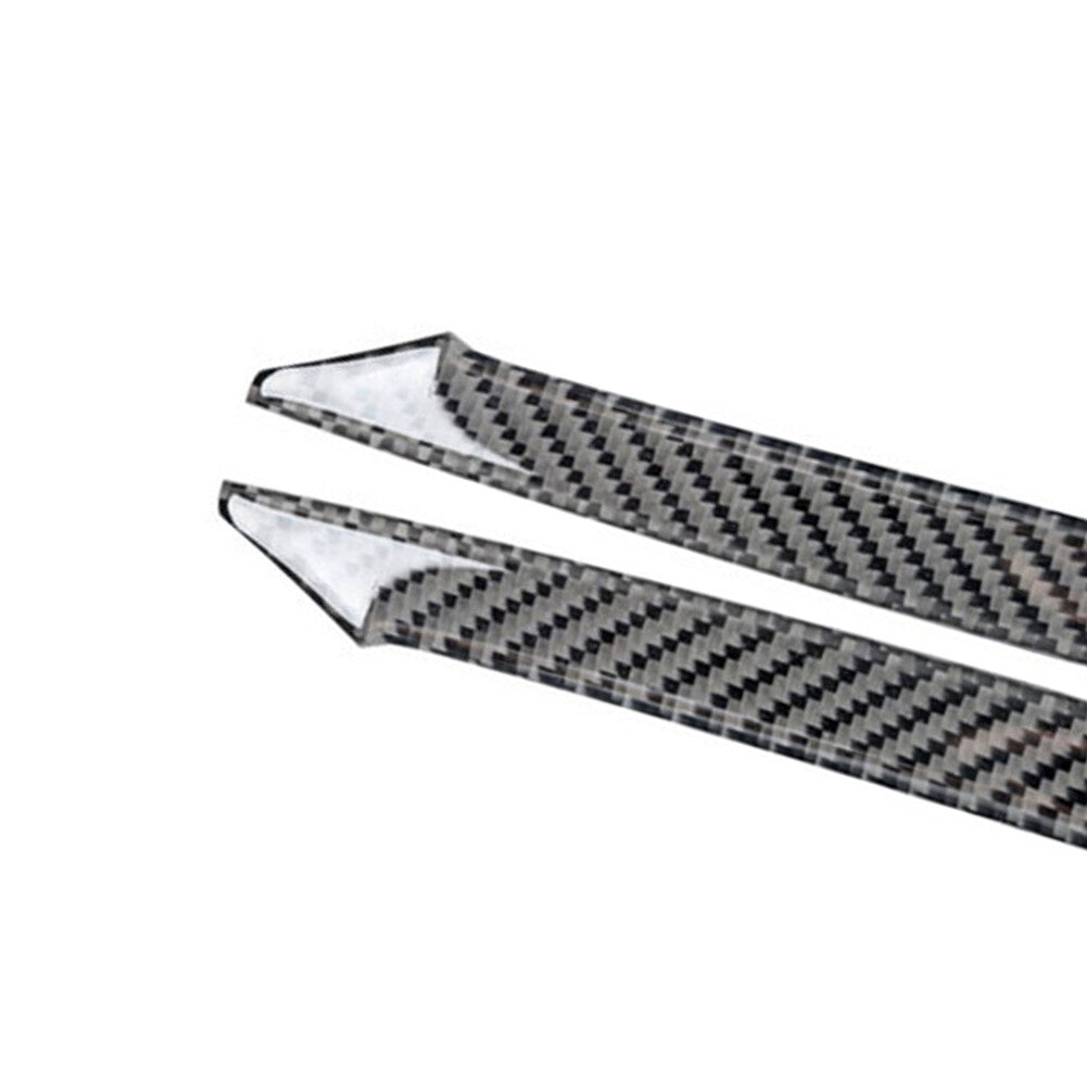 2pcs Carbon Fiber Center Console Side Strip Trim for Subaru Forester 2009-2013
