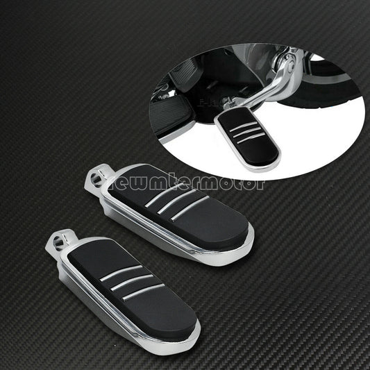 Chrome Streamline Rear Front Foot Peg Fit for Harley Touring Sportster 883 1200