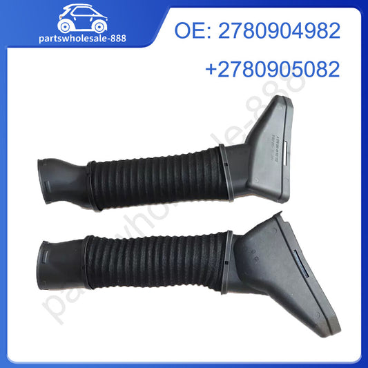 Two intake hoses (left and right) suitable for Mercedes-Benz S550, S63, AMG 4.6L and 5.5L engines. (2014-17)