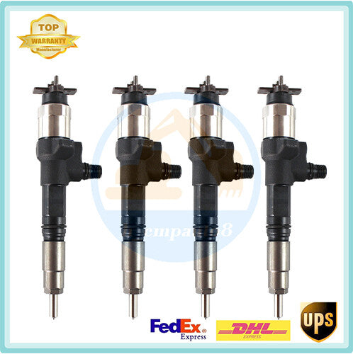 4Fuel Injectors 095000-6800 for Kubota V3800DI 1J574-53050 53051 1J500-53050