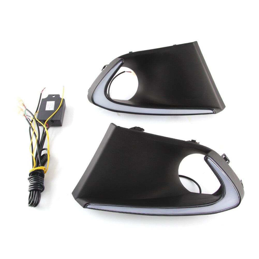 Two LED daytime running lights with turn signals for Suzuki Baleno 2016-2017