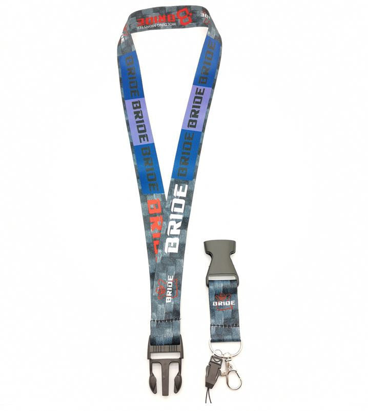 Car keychain, key ring, badge, lanyard, neck strap for Mazda 's worst red