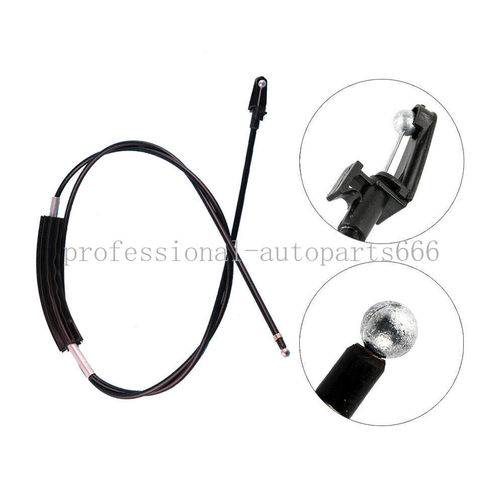 One-piece engine hood latch release cable for Audi A6 Quattro S6 RS6 (2008-11-)