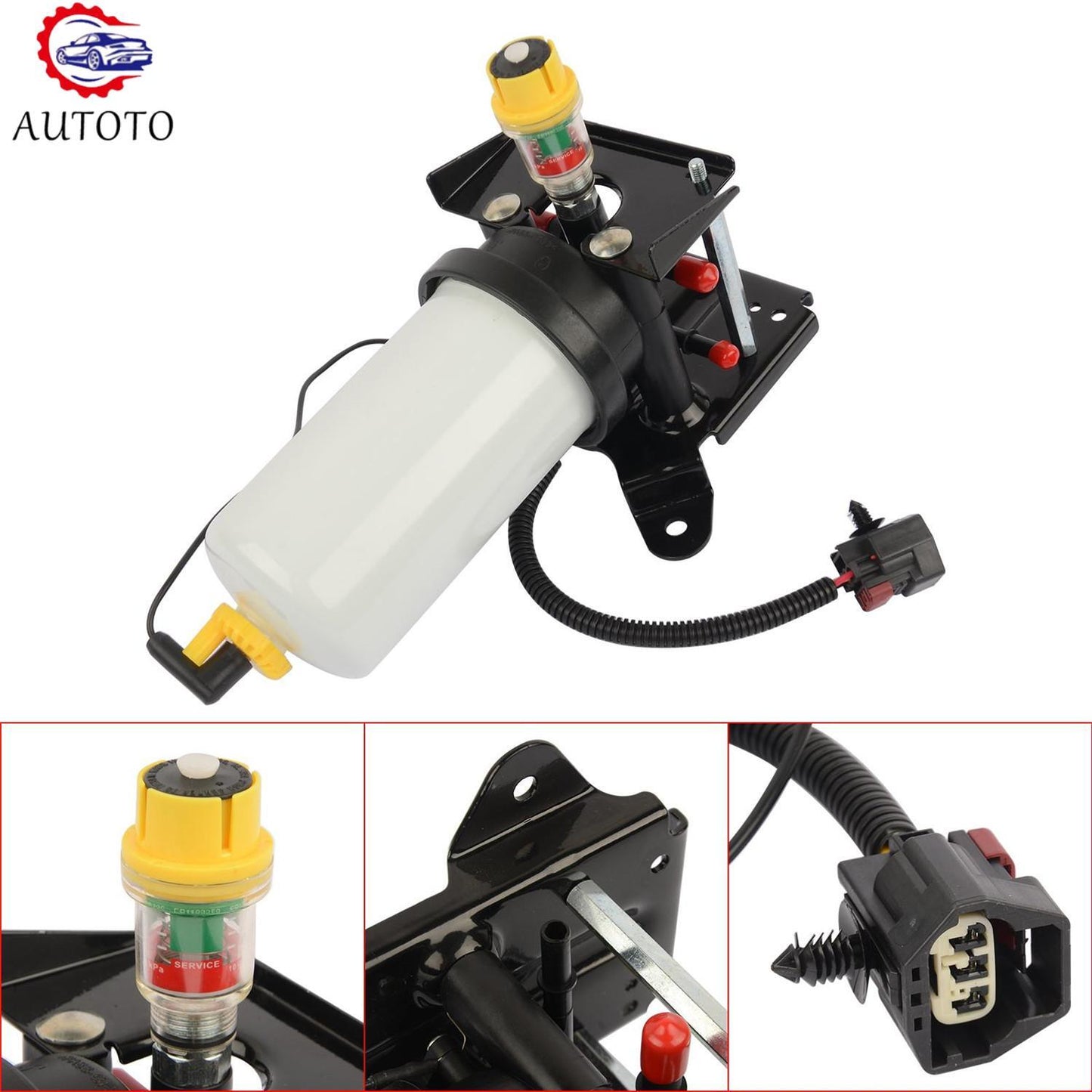 Fuel Filter Housing 1685716 Fits for Ford TRANSIT MK7 2.2L 2.4L 3.2L 6C119155BE
