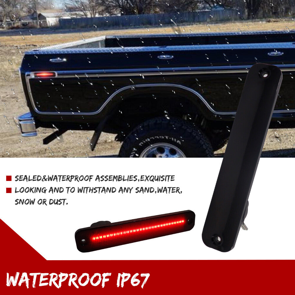 L+R smoked lens red LED rear marker light for 73-79 for Ford F-Series trucks