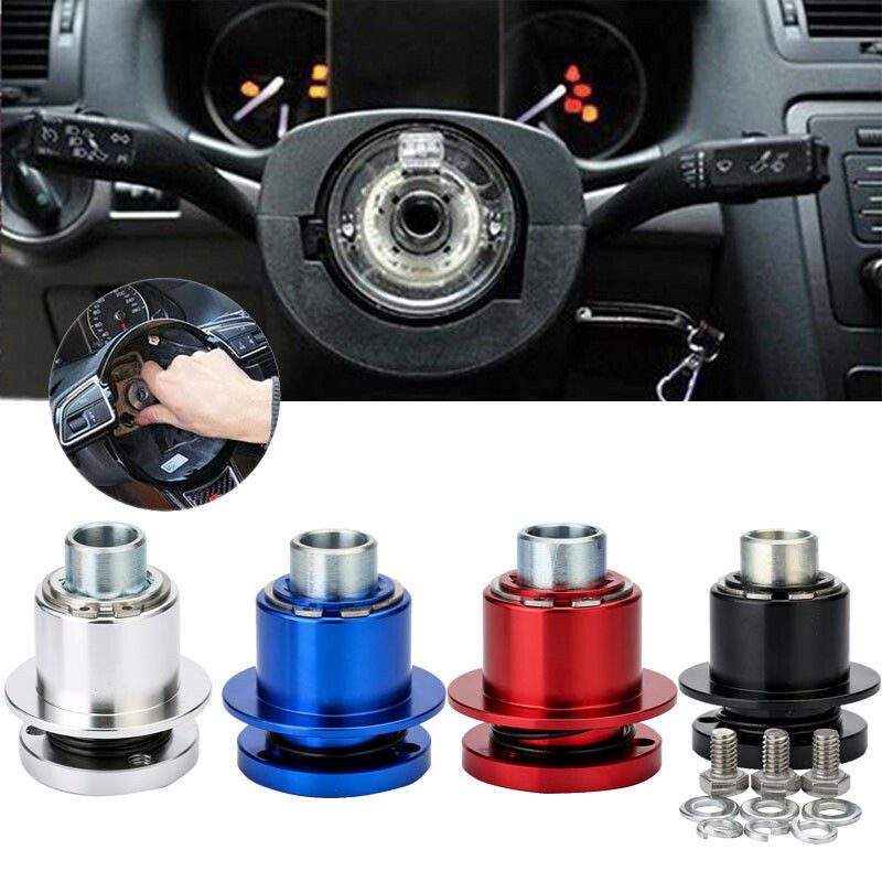 360¡ã Steering Wheel Quick Release Disconnect Wheel Hub 3-Hole Steering Wheel Hub Adapter