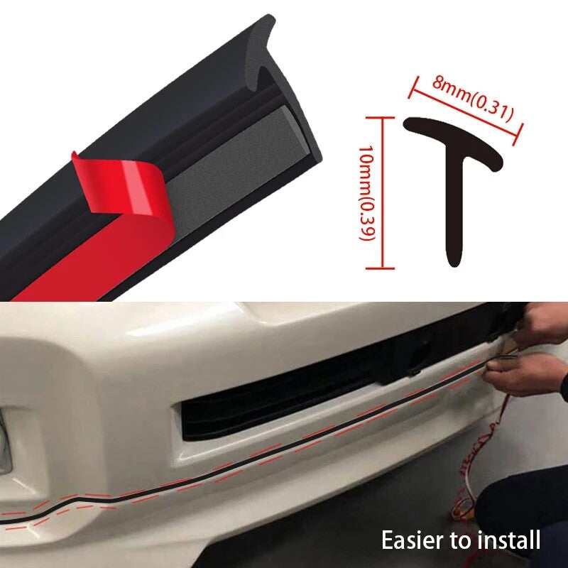 16.5ft T Shape Rubber for Dodge Car Seal Weather Strips Door Edge Moulding Trim