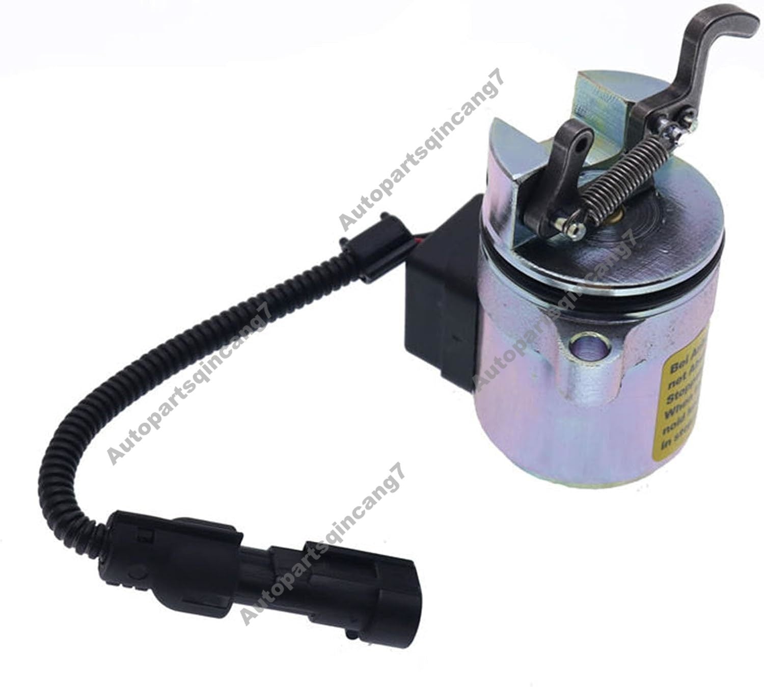 12V Fuel Stop Solenoid ZM 2904956 for Volvo L32 L35 ZL402C ZL502C ZL30B Loader