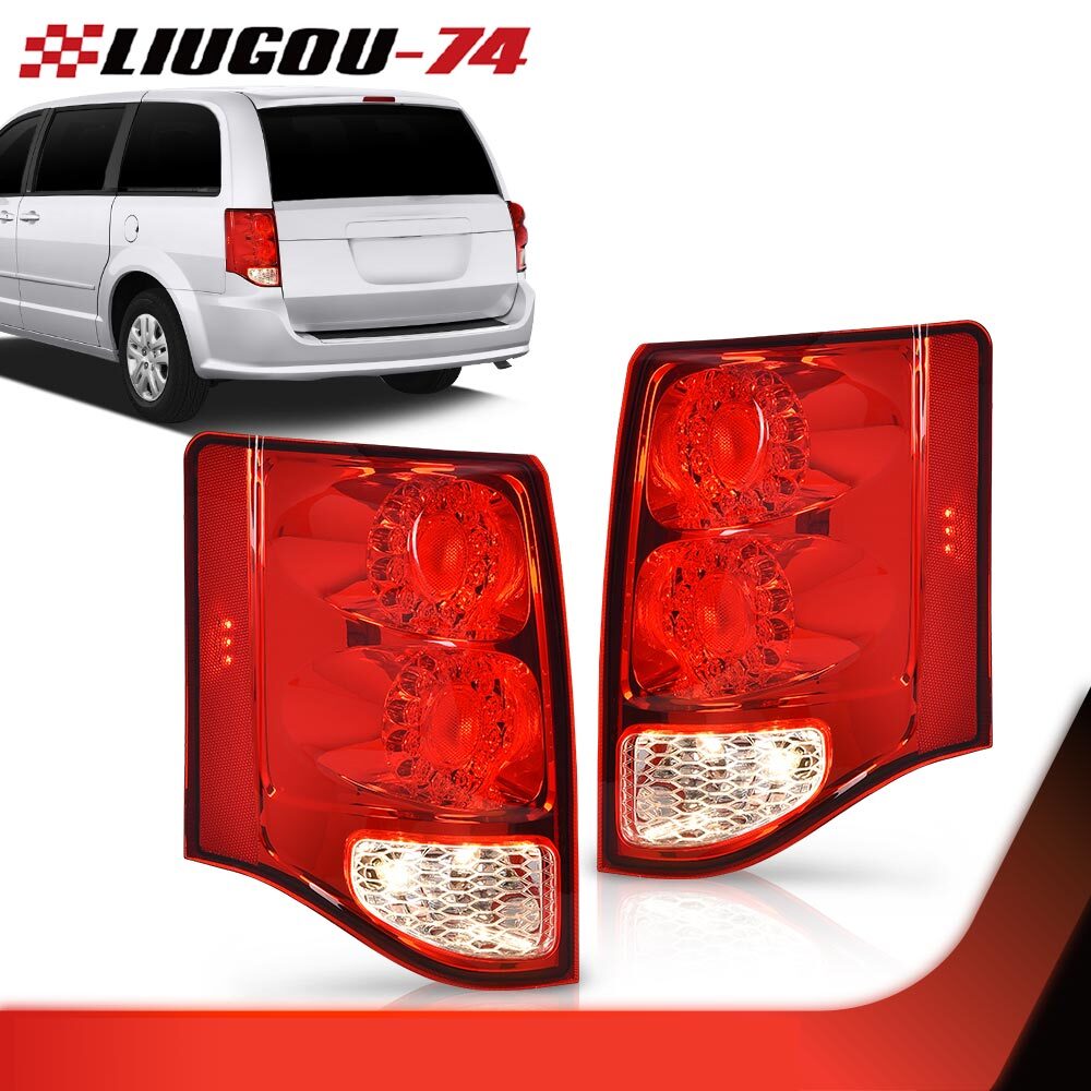 Suitable for 2011-2020 for Dodge Grand Caravan LED taillights and brakes with turn signals (LH) and right-hand side.