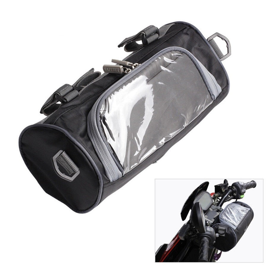 Motorcycle Fork Tool Bag Handlebar SaddleBag Luggage Storage Pouch Waterproof