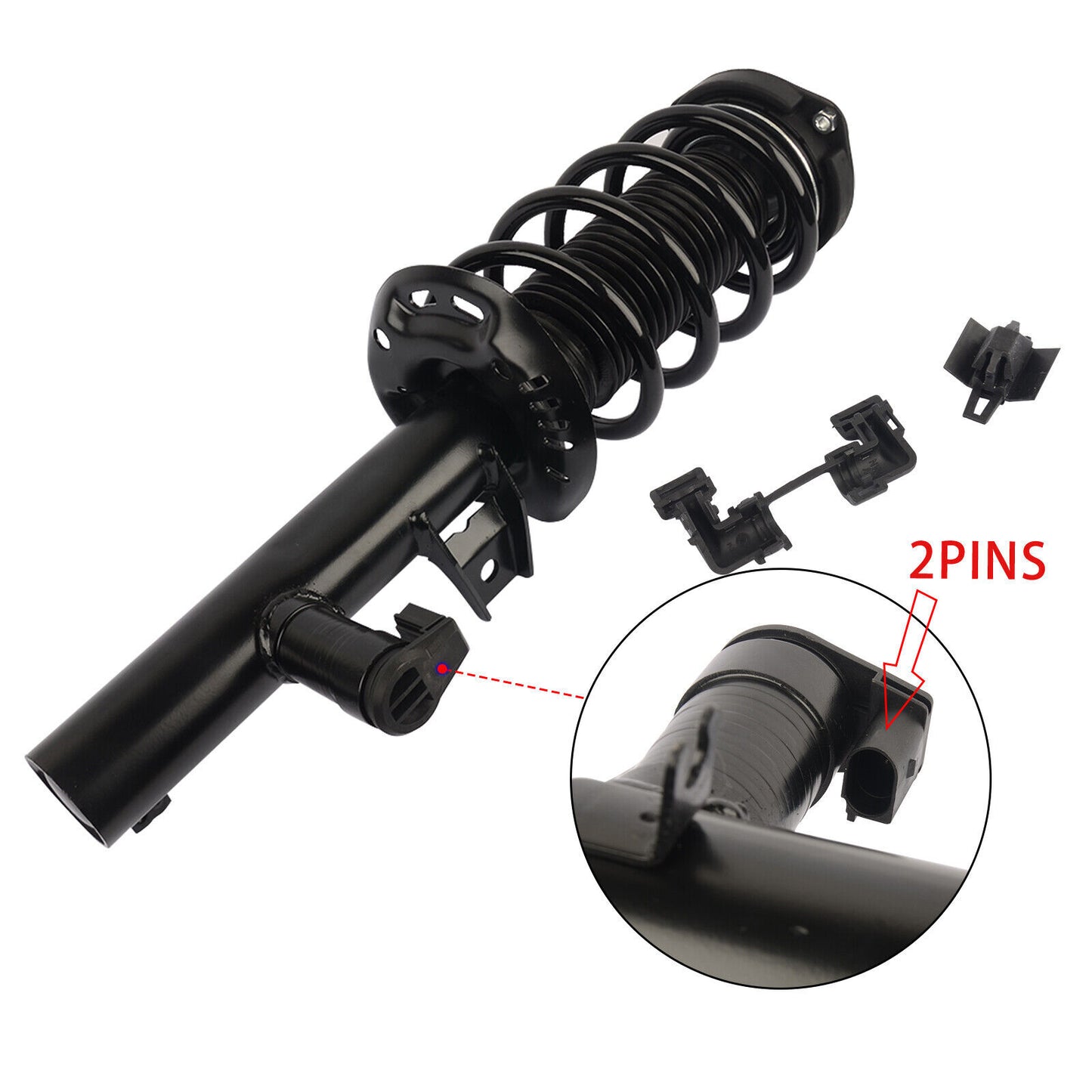 4PCS Front Rear Shock Struts Electric Fit for VW for Passat Vari CC for Golf VI EOS Sharan