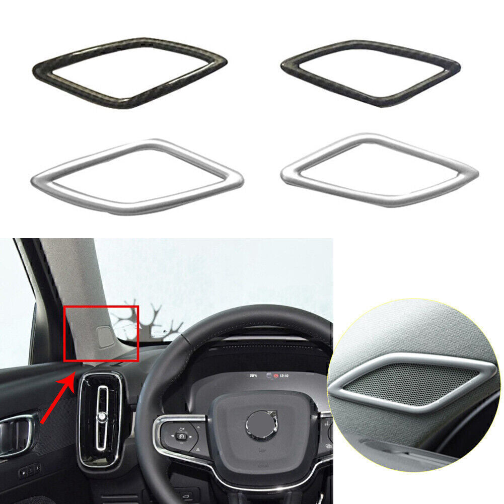 ABS Inner A-Pillar Speaker decor Cover Trim for Volvo XC40 2018 2019 2020