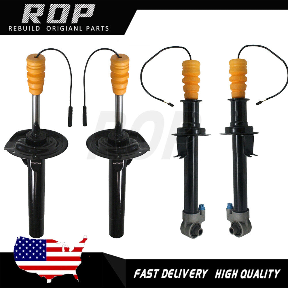 4X Front Rear Shock Absorbers Damper EDC for BMW 1995-2001 E38 740i 740iL 750iL
