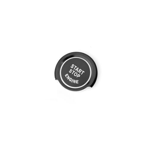 Fit for BMW X2 2018-2021 Cover Trim Ring Engine Start/Stop Button Black Aluminum