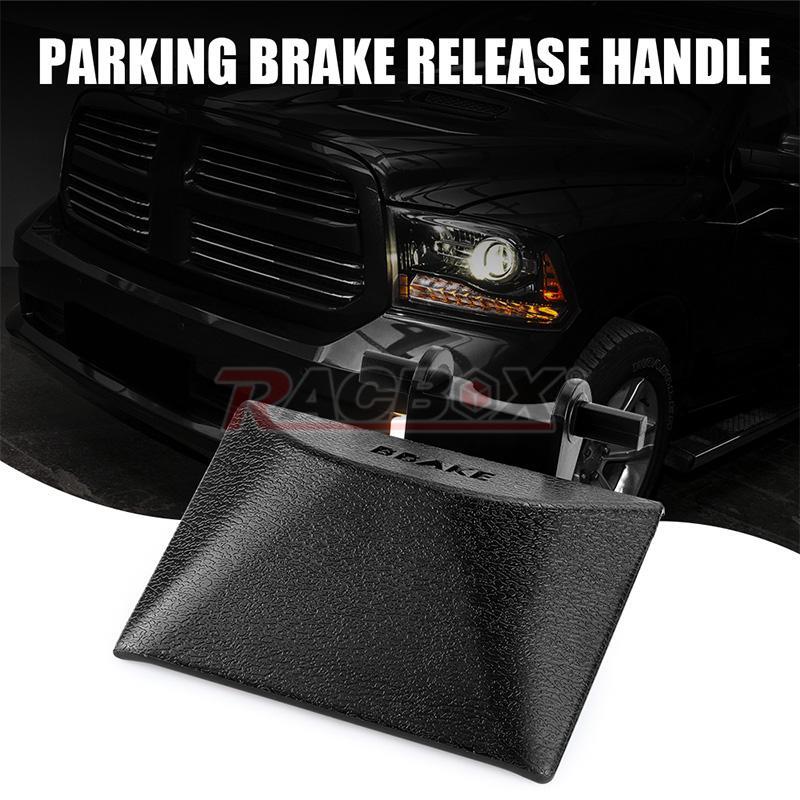 Front Parking Brake Release Handle Black for 2002-2005 for Dodge for Ram 1500 2500 3500