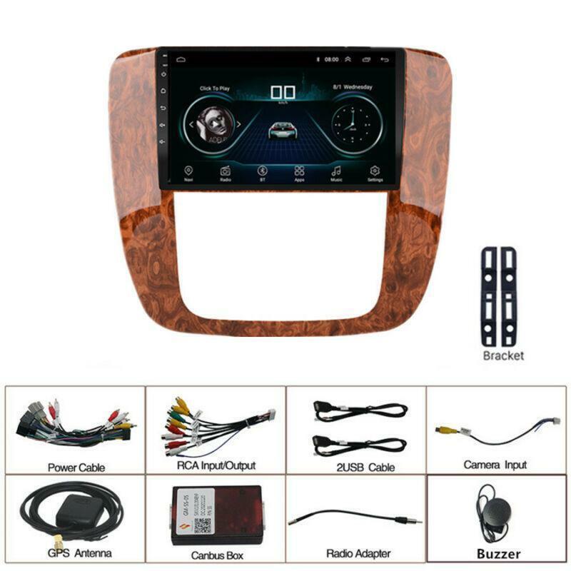 9Inch Android 10.1 Radio Navigation for Chevy Tahoe Suburban for GMC for Yukon 2007-2013