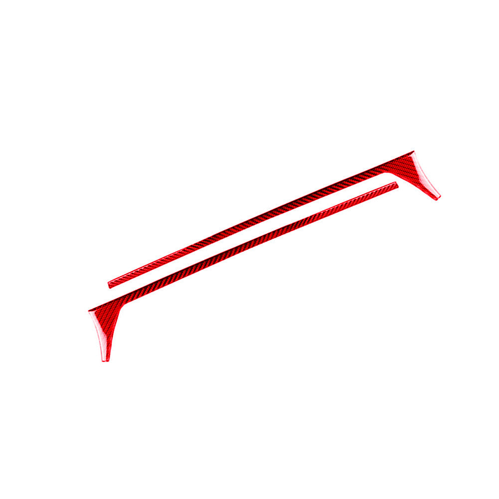 Carbon Fiber Interior Door Storage Accent Trim for Toyota 86 for Subaru BRZ Red