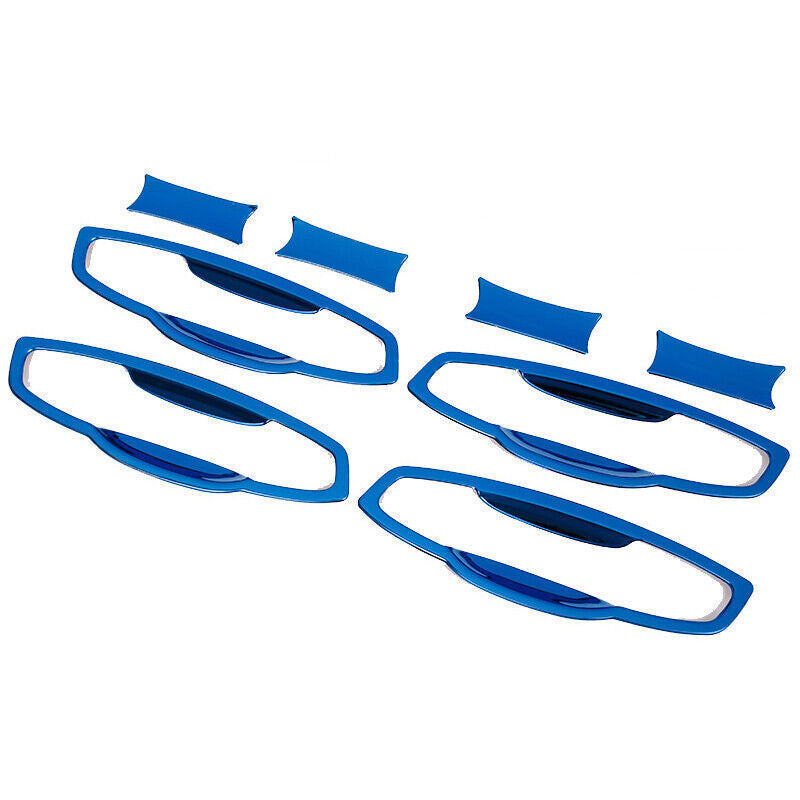 for Volkswagen Atlas 18-23 Blue Look Steel Exterior Outside Door Bowl Cover Trim