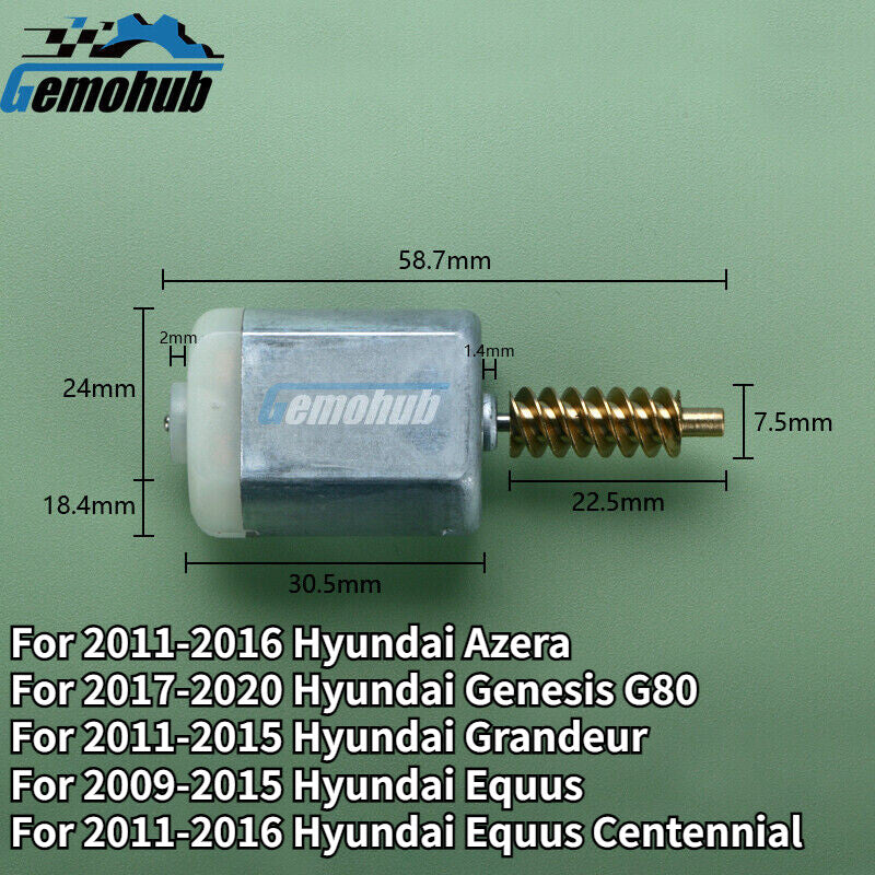 Door Lock Motor for Hyundai Azera for Genesis G80 Grandeur Equus Equus Centennial