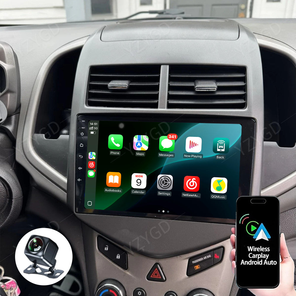Apple Carplay for Chevrolet Sonic Aveo 2012-2016 Car Radio GPS Stereo Screen BT