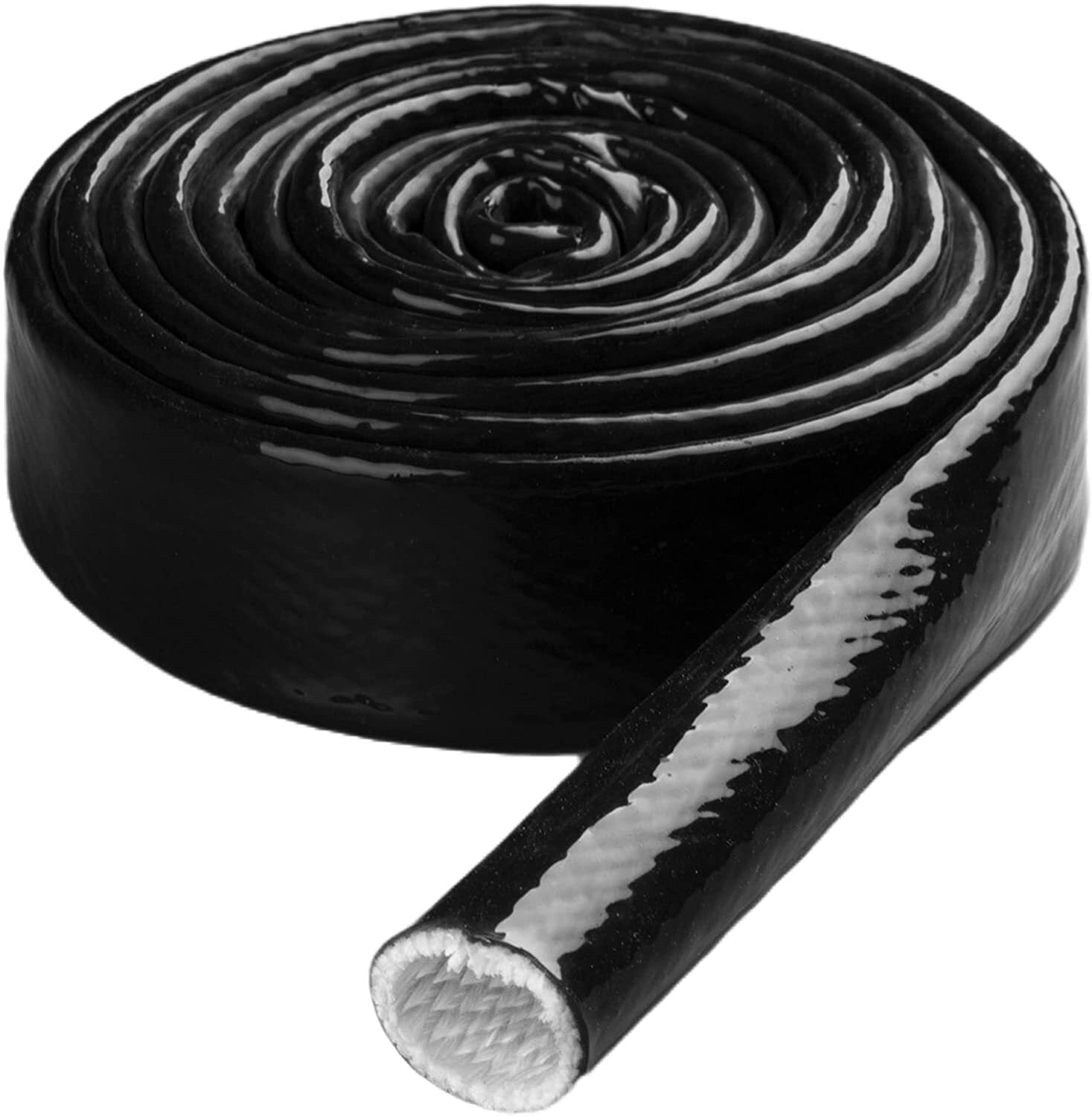 5/8 ID Insulated Fireproof Heat Armor Fireproof Cover Silicone Coating Suitable for Flexible Cables