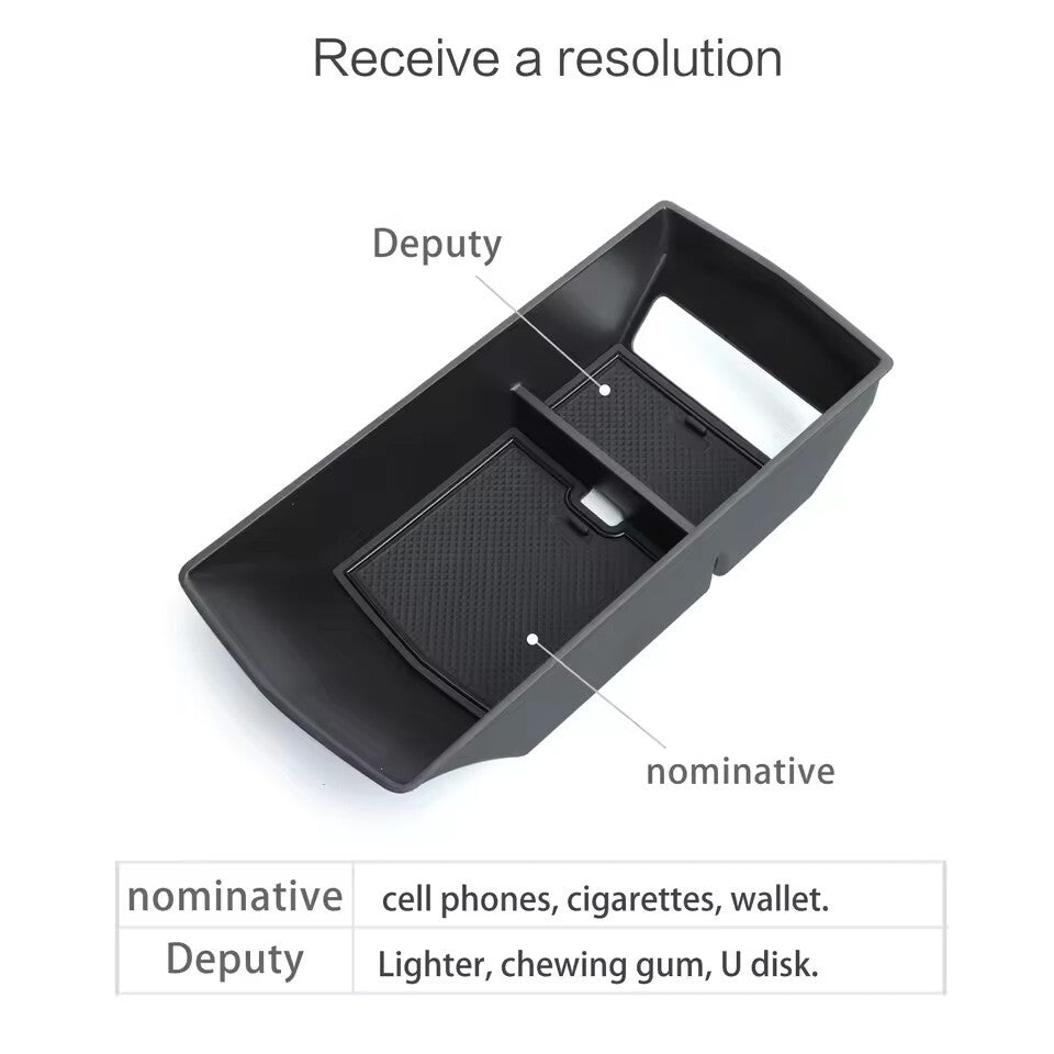 for Citroen C5 X 2021-2023 Center Console Armrest Storage Box With USB Tray